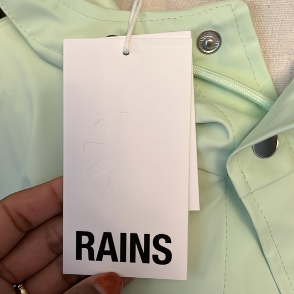 Rains Mint Rain Coat Size XL Unisex - Picture 3 of 3